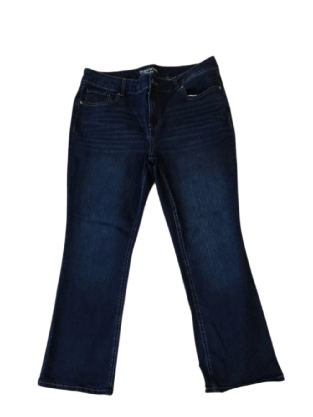 Maurices Dark Wash Mid-Rise Jeans, 16 Short